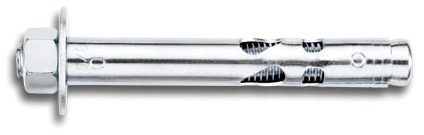 Hex Nut Powers Lok-Bolt AS Sleeve Expansion Anchors 25/Bx Carbon Steel Zinc Plated 1/2 x 5-1/4 Hex Nut Powers Lok-Bolt AS Sleeve Expansion Anchors 25/Bx Carbon Steel Zinc Plated 1/2 x 5-1/4