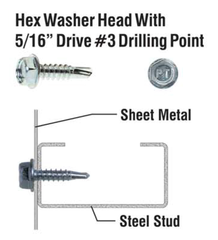 2,000 per Pack Pro-Twist X512112 12 by 1-1/2 Hex Head TEK 5 Drill Point Self-Drilling Screws 2,000 per Pack Pro-Twist X512112 12 by 1-1/2 Hex Head TEK 5 Drill Point Self-Drilling Screws