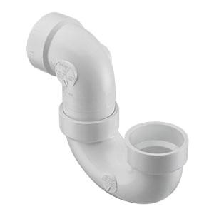 Spears® P706X-030 P-Trap, 3 in Nominal, Hub, White, SCH 40