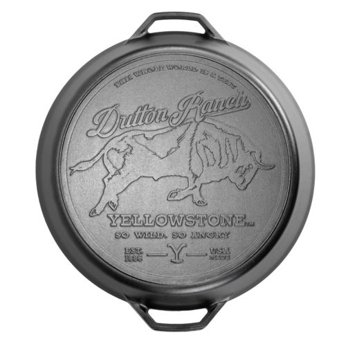 Lodge Yellowstone Stamped Cast Iron Skillet - Thumbnail 2