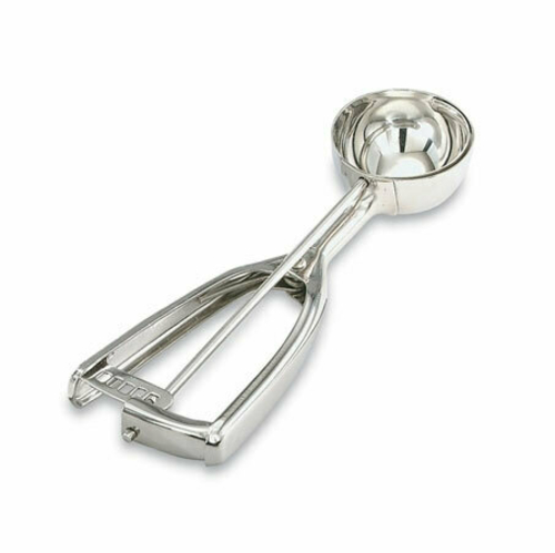 Vollrath 1-5/8 oz Stainless Steel Disher - Size 20,Yellow