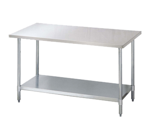 thumbnail image 2 of HARDURA Stainless Steel Table 24X12 Inches With Undershelf And Galvanized Legs NSF Heavy Duty Commercial Prep Work Table For Restaurant Kitchen Home 2 of 10