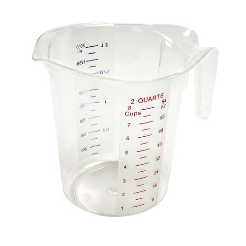 Anchor Hocking Clear Glass Measuring Cup 4 cup 32oz quart liter mL