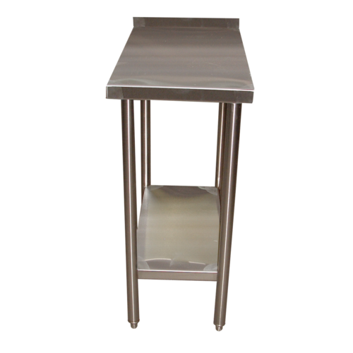 thumbnail image 2 of HARDURA Stainless Steel Table 24X12 Inches With Undershelf And Galvanized Legs NSF Heavy Duty Commercial Prep Work Table For Restaurant Kitchen Home 2 of 10