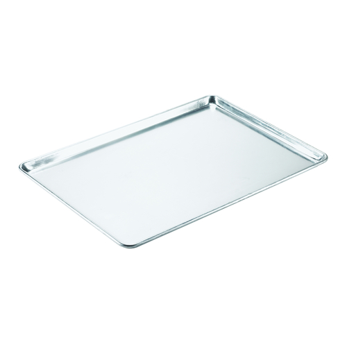 Aluminum Sheet Pan/ Bun Pan, 18-Gauge 9 2/3 W X 6 2/3 L X 1 H (1/8 Size)