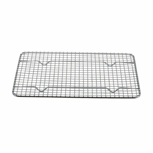 Professional Cross Wire Cooling Rack Half Sheet Pan Grate - 16-1/2 x 12  Drip Screen