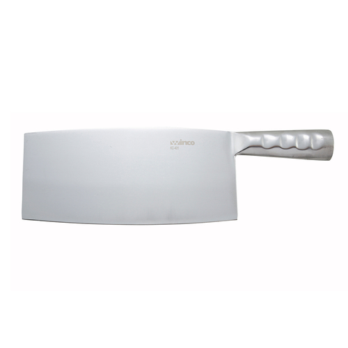 Winco KC-401 8-1/4 Chinese Cleaver with Stainless Steel Handle