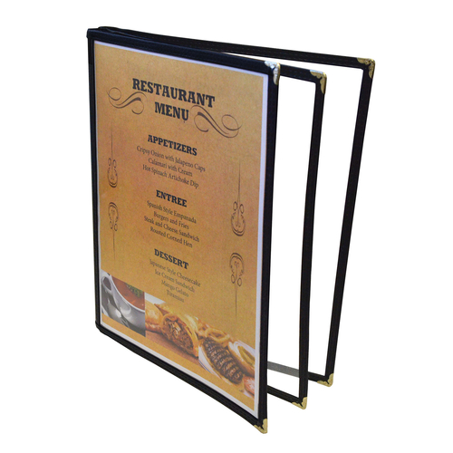 Clear Page Protectors for Casemade Menu Covers 4.25x11