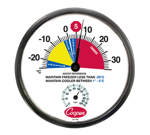 Rubbermaid FGR80DC Commercial Refrigerator/Freezer Thermometer for sale  online