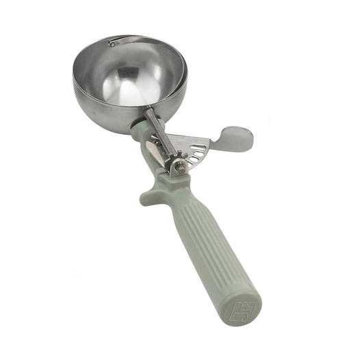 Comfy Grip 1.25 oz Stainless Steel #30 Portion Scoop - with Black