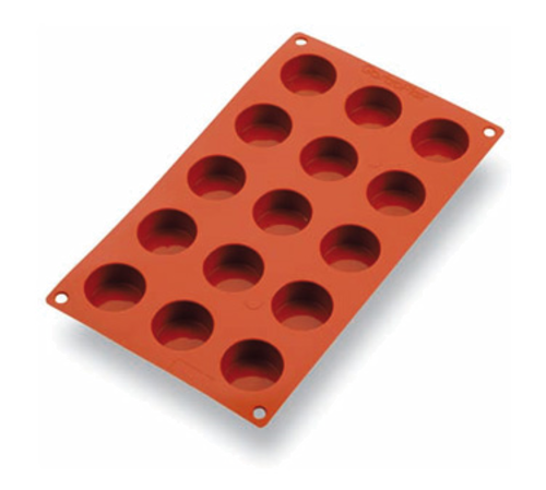 Matfer Bourgeat Truffles Chocolate Mold Sheet, 24 cavities