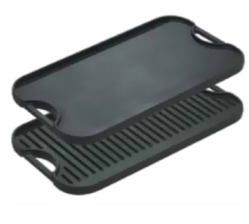 18 Cast Iron Campfire Griddle Double Sided Reversible Stovetop Grill  Griddle Pa