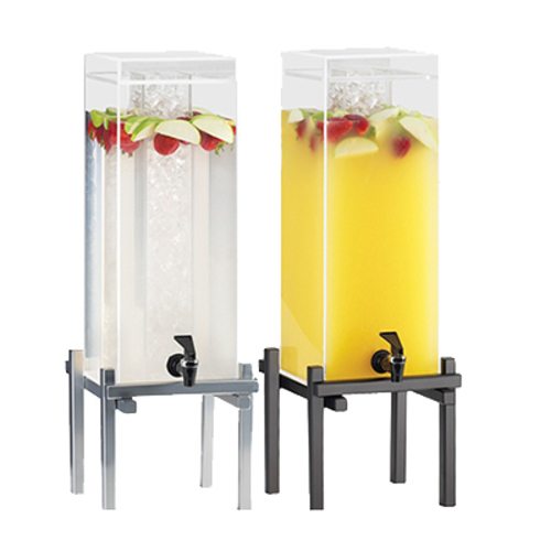 Cal Mil 3 Gallon Acrylic Square Clear Beverage Dispenser with