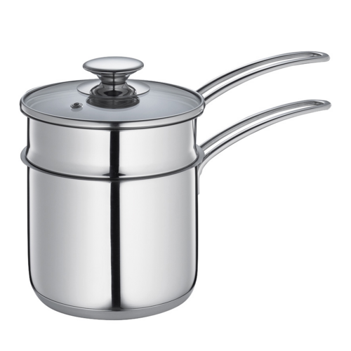 Frieling Mini Double Boiler with Glass Lid - 1.6 qt