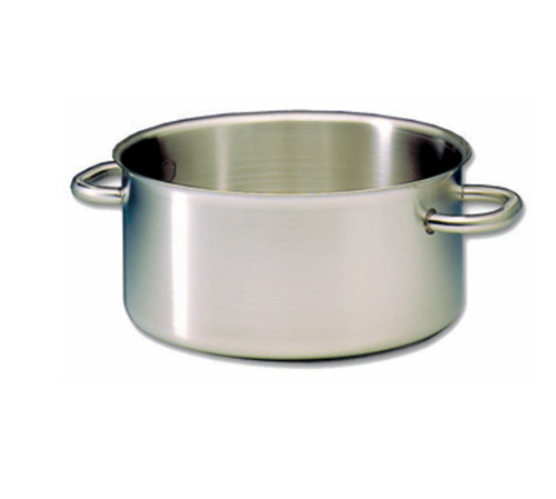 Stainless Steel Induction Casserole with Lid, 4 Quart, Brushed Stainless  Steel