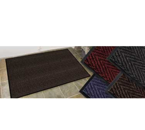 Ribbed Entry Carpet Mat - 3 x 4', Brown