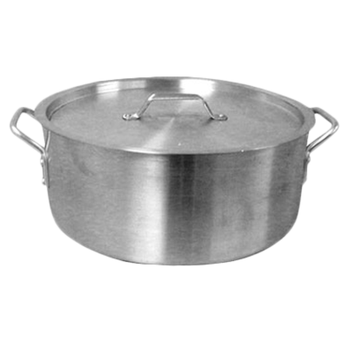 8 Qt. Aluminum Brazier Pot With Lid, Extra Heavy