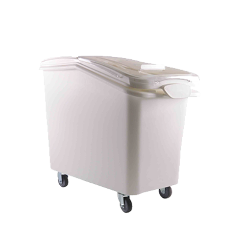 21 Gallon Dry Ingredient Rolling Storage Bin Container Restaurant Flour Bins