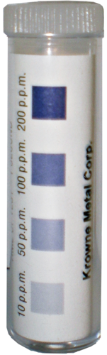 Ammonia Test Strips 0-100 ppm [Vial of 25 Strips]