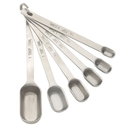 Harold Import The Essentials Spice Spoons, Stainless Steel - 6 spoons