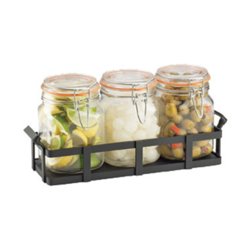 Condiment Jars and Jar Holders