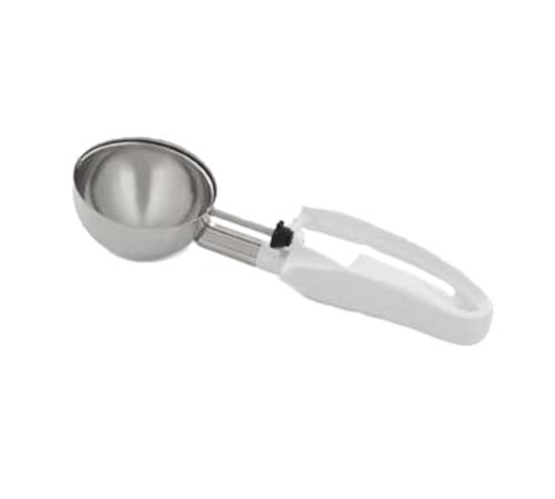 #50 Stainless Steel Squeeze Handle Ice Cream Scoop Disher - 5/8 oz