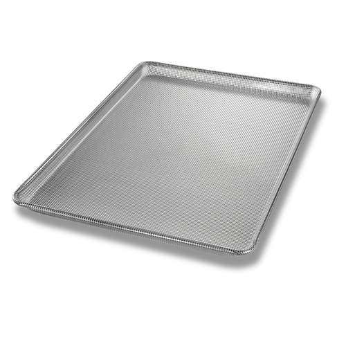 Vollrath 5220 Wear-Ever Quarter Size 16 Gauge 9 1/2 x 13 Curled Rim, No  Wire Aluminum Bun / Sheet Pan