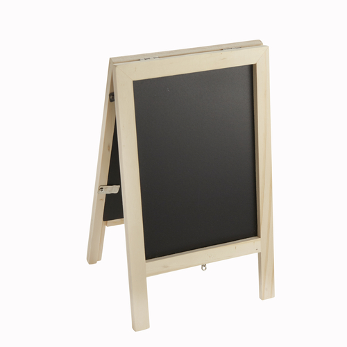 Mini Wooden Chalkboard with Easel 5in