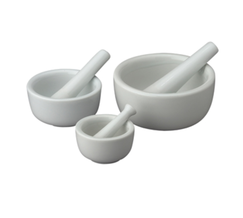 Porcelain Mortar and Pestle - Set of 3