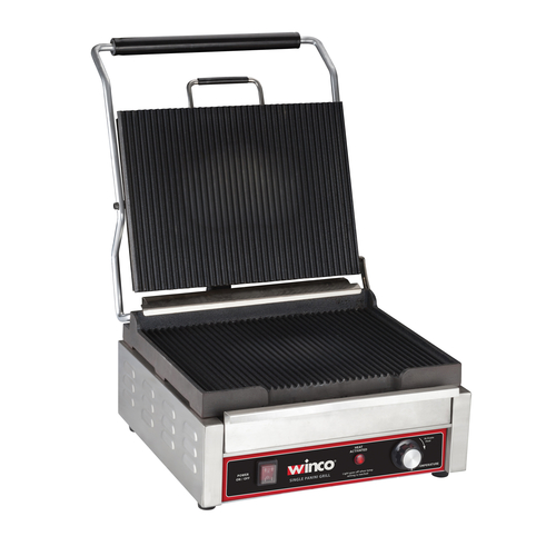 Winco EPG-1C - Italian Style Panini Grill, Electric, Single