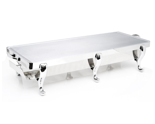 Eastern Tabletop 3258A/T 41 1/2 Aluminum Griddle Top with Gravy Drip Catch  Lane