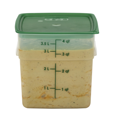 Cambro CamSquare Food Storage Container, 6 qt