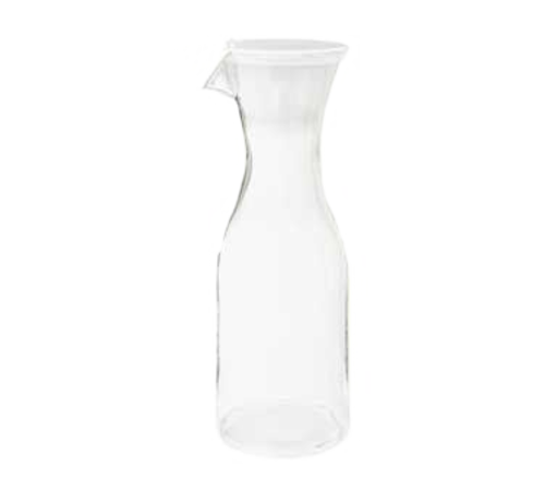 Plastic Wine Carafes - Clear Carafes Lids