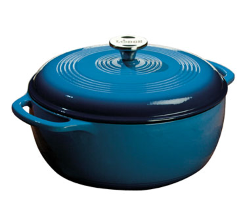 Lodge Cast Iron Lodge Enamel 6-qt. Dutch Oven - Blue