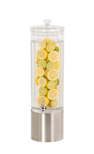Cal Mil 22095-3INF-55 8 x 11 x 26.5 in. 3 gal Stainless Beverage Dispenser with Infuser