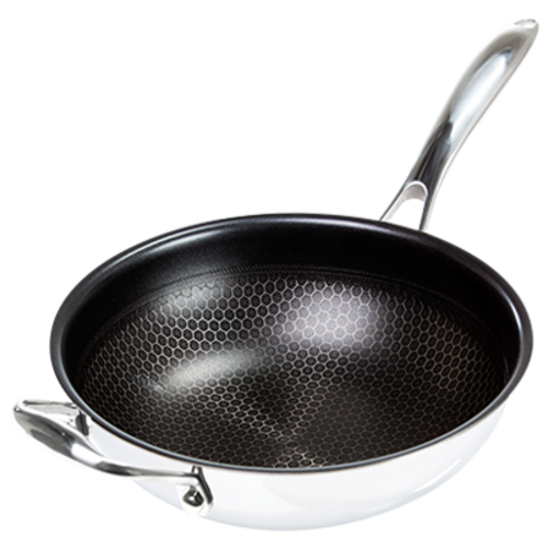 Town Equipment 34704 Flat-Bottom Wok 14