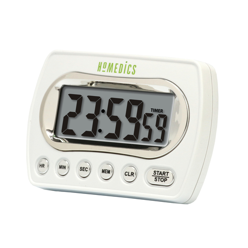 Taylor 5847-21 Digital Chrome Timer with Memory And Clock