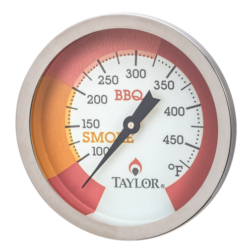 Taylor 814GW Smoker Thermometer, dial type, 100deg. t