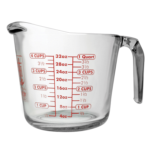 16 oz. Glass Measuring Cup (Case of 4)