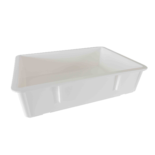 Cambro DBC1826CW148 Camwear 18 x 26 White Pizza Dough Proofing Box Lid