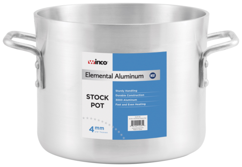 Winware Professional Aluminum 20-Quart Stockpot