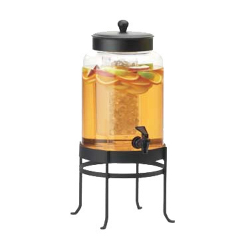 Cal-Mil 1580-2-13 2 Gallon Soho Beverage Dispenser-Black