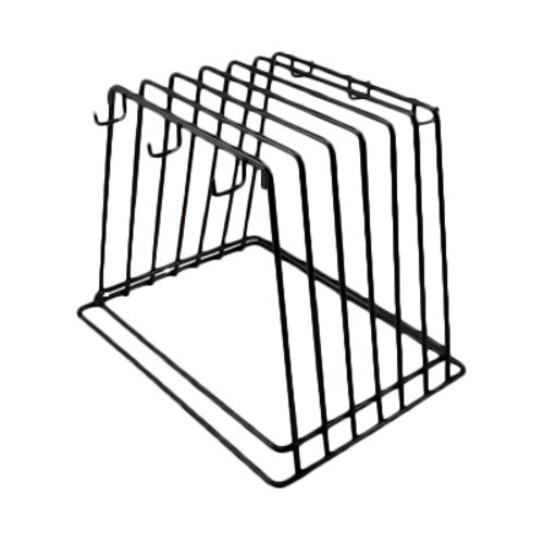 Winco CB-6K Cutting Board Rack 6 Slots Vinyl Coated