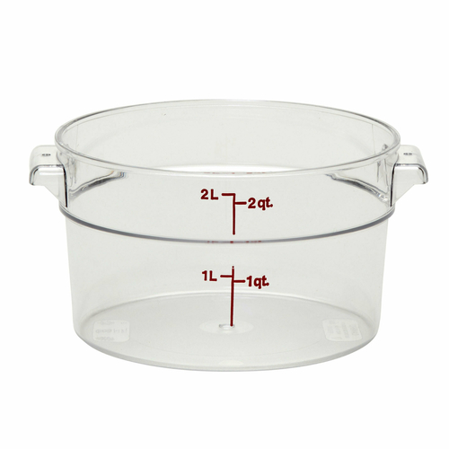 2 Quart Round Food Storage Container (Lid Sold Separately)