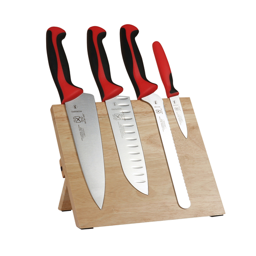 Dexter Russell SB-8 Block Only, 8-Slot Stainless Steel Knife Block Only