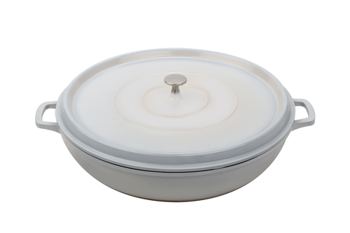 Vollrath 68224 24 Qt. Aluminum Brazier Pan