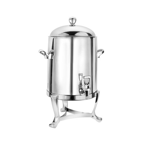 Service Ideas Flame Free Thermo-Urn Brushed Stainless Regal Style Vacuum  Insulated Urn, 3 Gallon Capacity