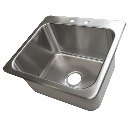 DDI-20161224 BK Resources Deep Drawn Drop-In Sink, 1-compartment