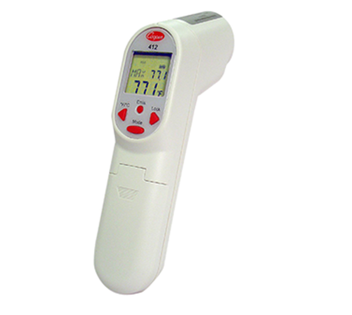 Digital Infrared Thermometer: Range -76°–932°F, -60°–500°C