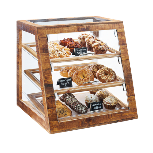 Acrylic Three Angled Shelf Display Cases